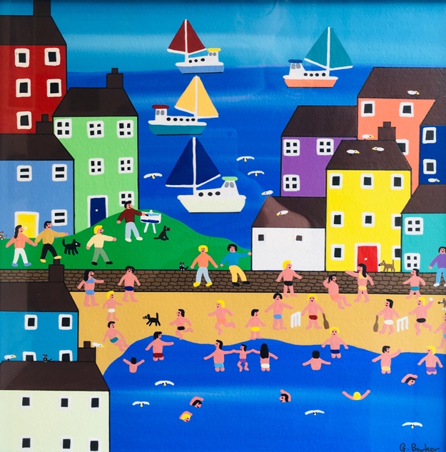 'Beach Holiday' by artist Gordon Barker